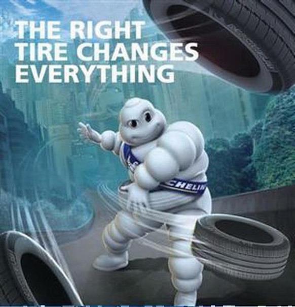 Michelin is launching its first global advertising campaign. The new campaign’s theme – “The right tire changes everything”